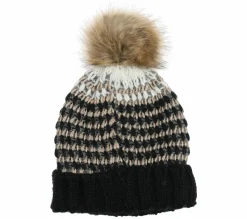 Metallic Yarn Beanie Hat
