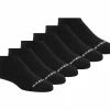 6 Pack Non Terry No Show Socks