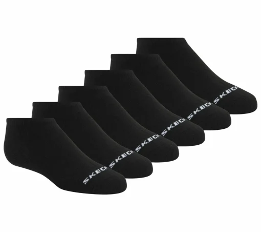 6 Pack Non Terry No Show Socks