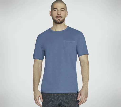 SKECH-BREEZE Slub Pocket Tee
