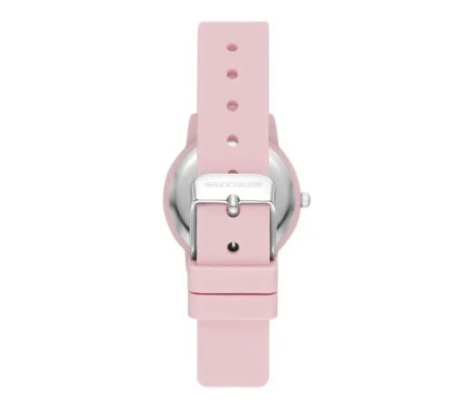 Skechers Scalloped Bezel Pink Watch