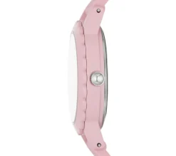 Skechers Scalloped Bezel Pink Watch
