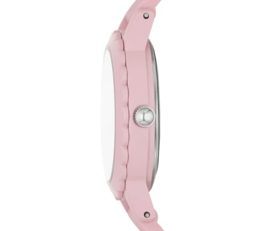 Skechers Scalloped Bezel Pink Watch