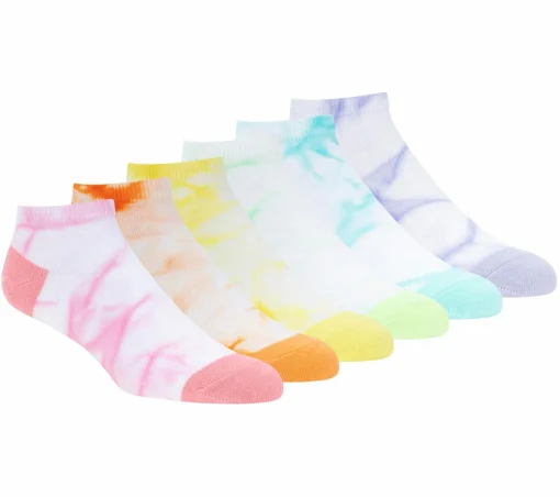 Tie-Dye Pastel Socks - 6 Pack